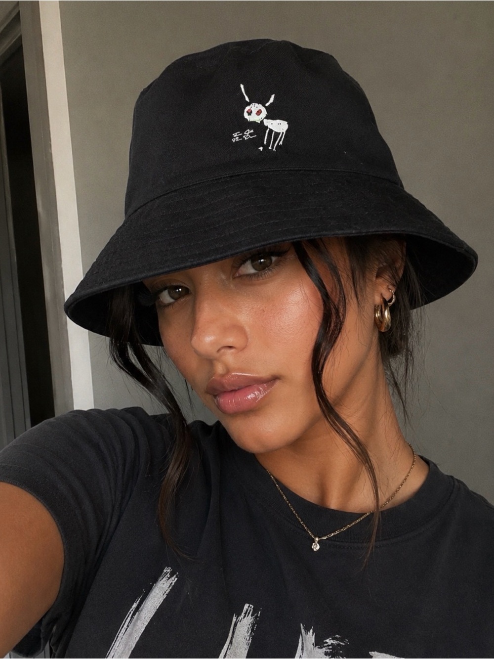 Drake For The Dogs Black Bucket Hat